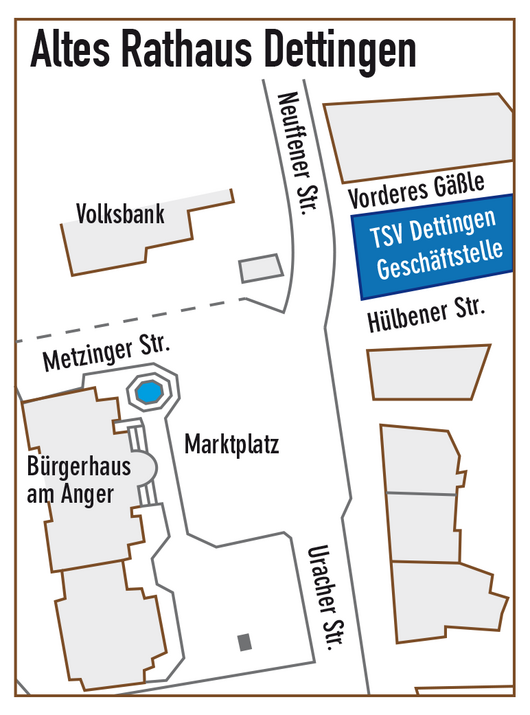 Lageplan Altes Rathaus